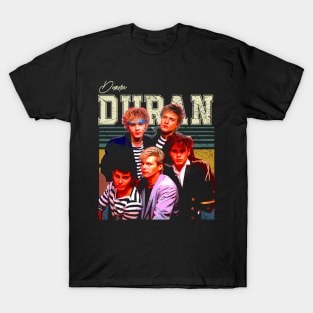 Duran's Musical Odyssey Elegance Retro Nostalgia Tee Inspired by '80s Euphoria T-Shirt